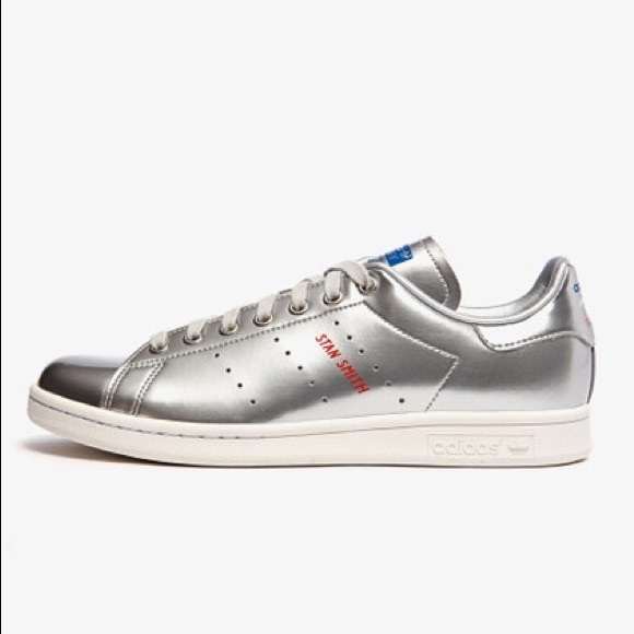 ADIDAS OG Stan Smith trainers silver leather tech - Picture 5 of 5
